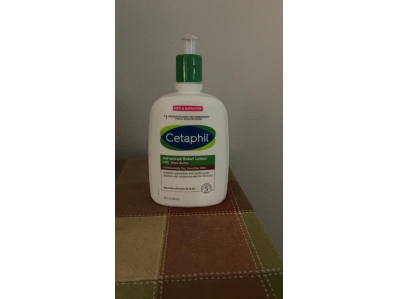 Cetaphil Advanced Relief Lotion With Shea Butter, Sensitive Skin, 20 fl oz/591 mL