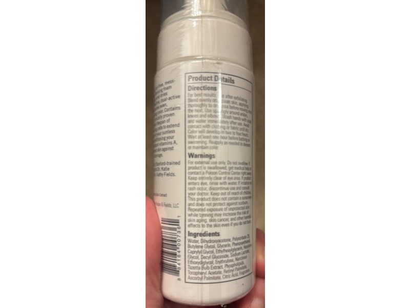 Rodan + Fields Essentials Foaming Sunless Tan, 4.2 fl oz/125 mL