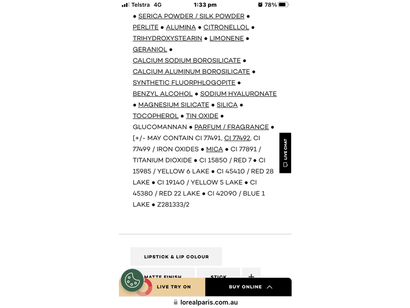 L'Oreal Intense Volume Matte Lipstick, 633 Le Rosy Confident, 1.8 g