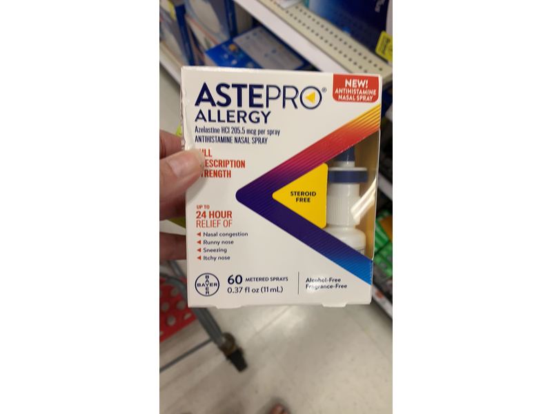 Astepro Allergy Antihistamine Nasal Spray, 60 Metered Sprays