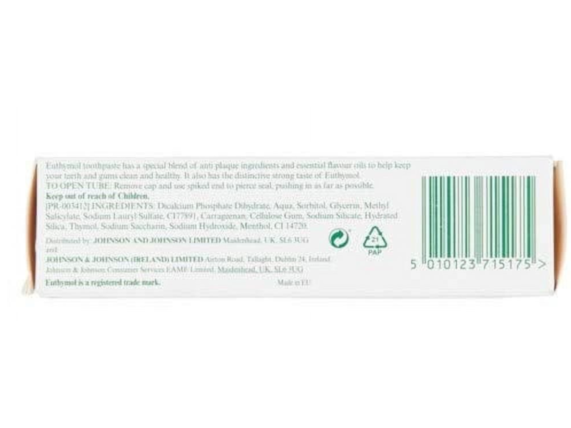 Euthymol Original Toothpaste 75 mL