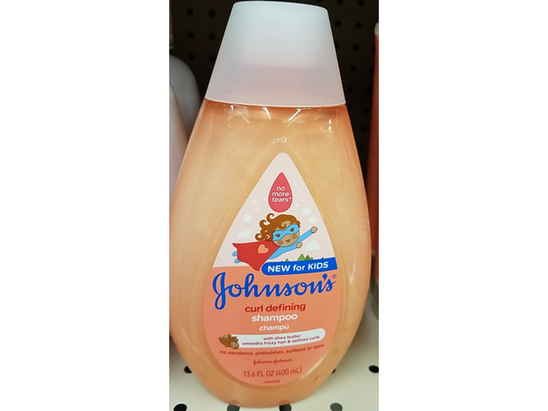Johnson's Kids Curl Defining Shampoo, Shea Butter, 13.6 fl oz/400 mL