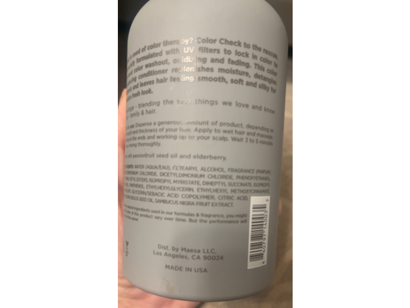 Hairitage Color Check Color Care conditioner, 13 fl oz/384 mL