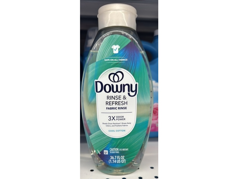 Downy Rinse & Refresh Fabric Rinse, Cool Cotton, 36.7 fl oz