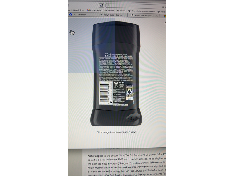 Dove Men+ Care Antiperspirant, Cool Fresh, 2.7 oz/76 g, Pack Of 4