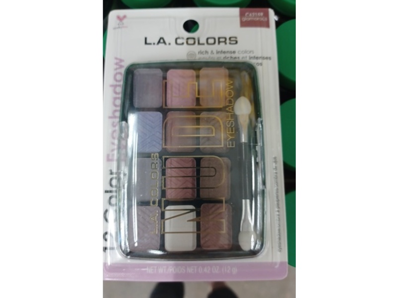 L.A. Colors Nude Eyeshadow, Glamorous, 0.42 oz/12 g