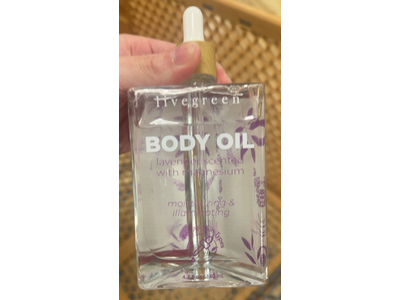 Live Green Moisturizing & Illuminating Body Oil, Lavender Scented, 4.7 fl oz/140 mL