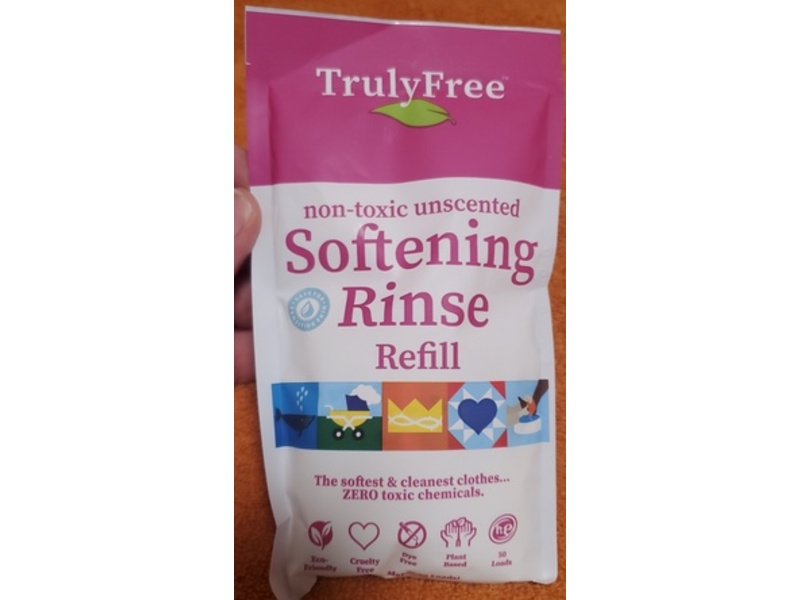 Truly Free Softening Rinse Refill, Unscented, 50 Loads, 2.7 oz