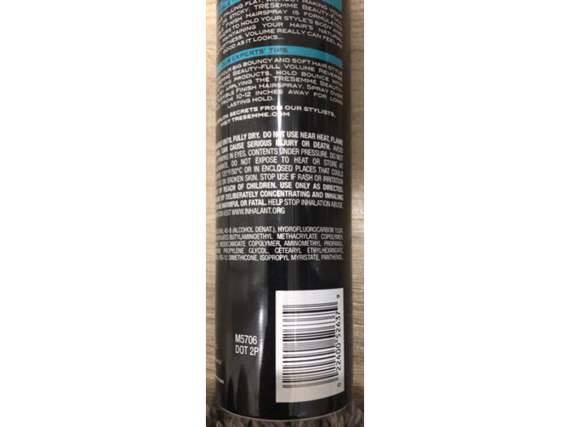 Tresemme Expert Beauty Full Volume Hair Spray, Flexible Finish, 7.54 oz/214 g, Pack Of 12
