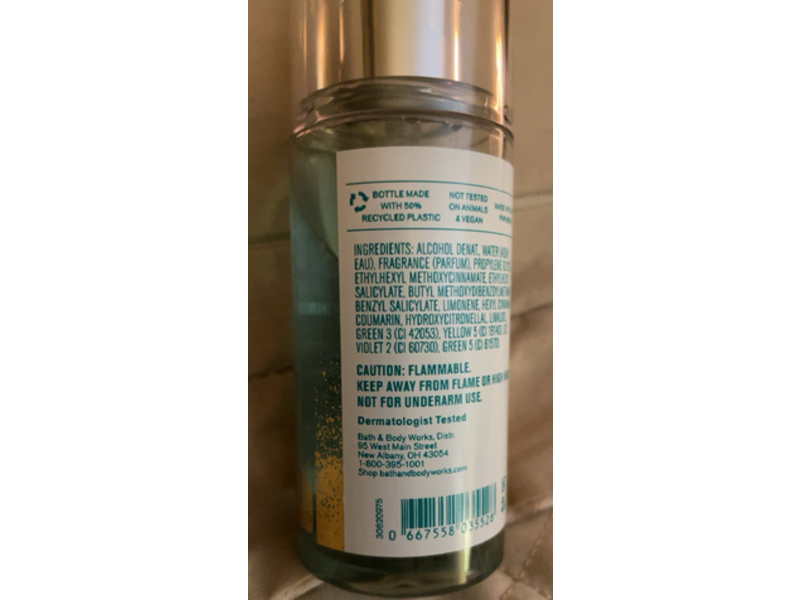 Bath & Body Works At The Beach Fine Fragrance Mist, 2.5 fl oz/75 mL