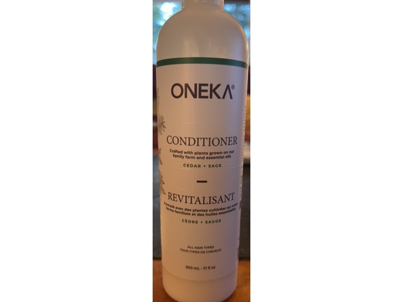 Oneka Conditioner, Cedar + Sage, 17 fl oz/500 mL