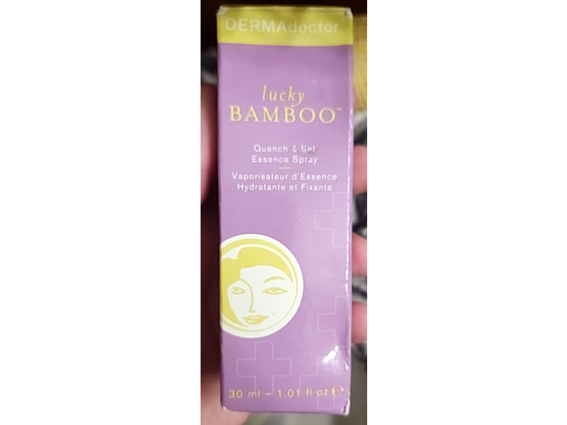 Derma Doctor Quench & Set Essence Spray, Lucky Bamboo, 1.01 fl oz/30 mL