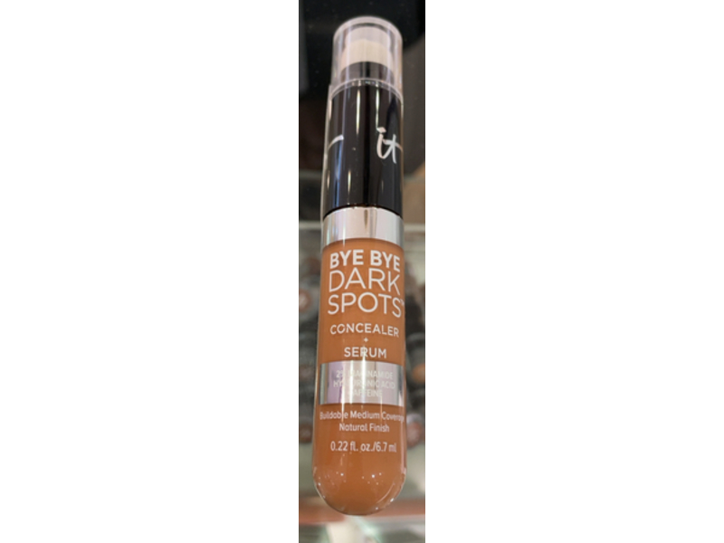 it Cosmetics Bye Bye Dark Spots Concealer + Serum, 44 Tan Warm, 0.22 fl oz/6.7 mL