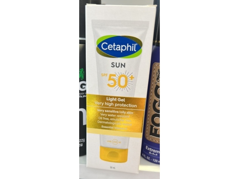 Cetaphil Sun Light Gel Very High Protection, SPF 50+, 50 mL