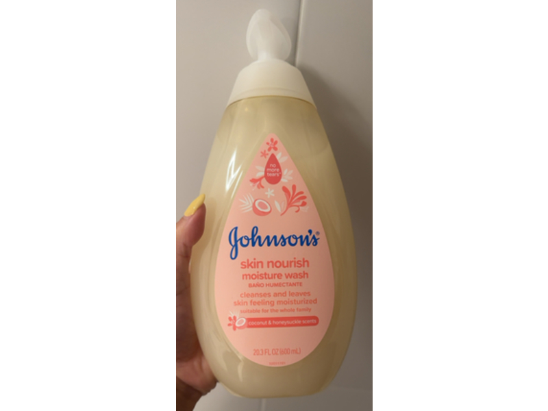Johnson's Skin Nourish Moisture Wash, Coconut & Honeysuckle Scents, 20.3 fl oz/600 mL