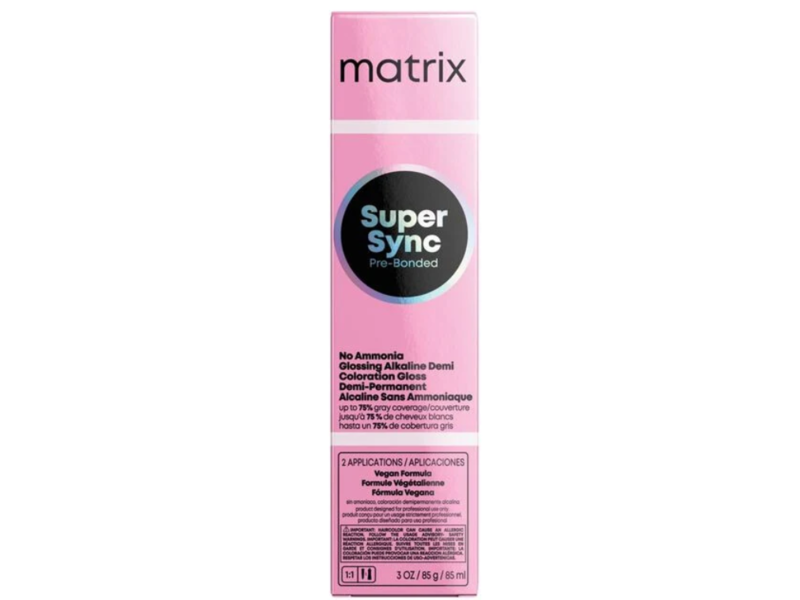 Matrix Super Sync Pre Bonded Demi-Permanent Coloration Gloss, 5WN/5.034, 3 oz/85 mL