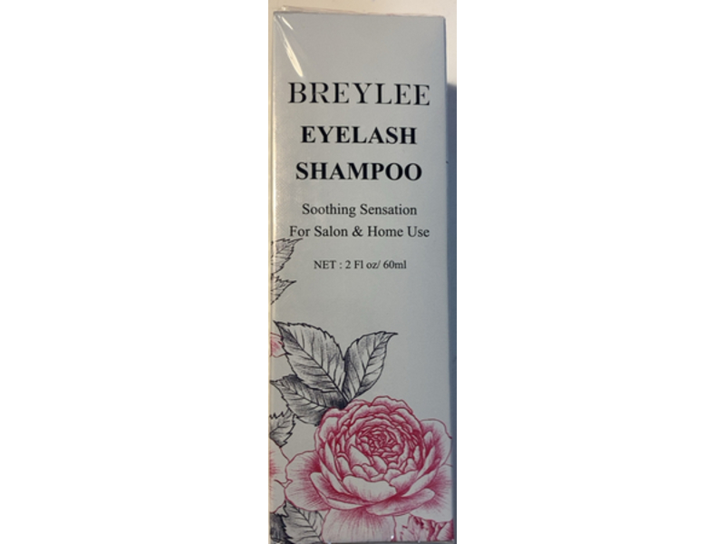 Breylee Eyelash Shampoo, 2 fl oz/60 mL