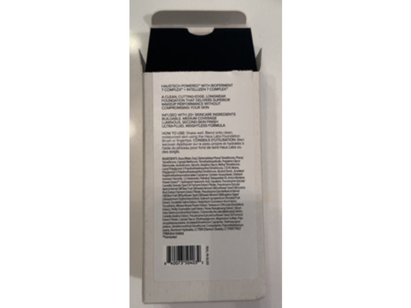 Haus Labs Triclone Skin Tech Foundation, 424 Medium Deep Neutral, 1 fl oz/30 mL