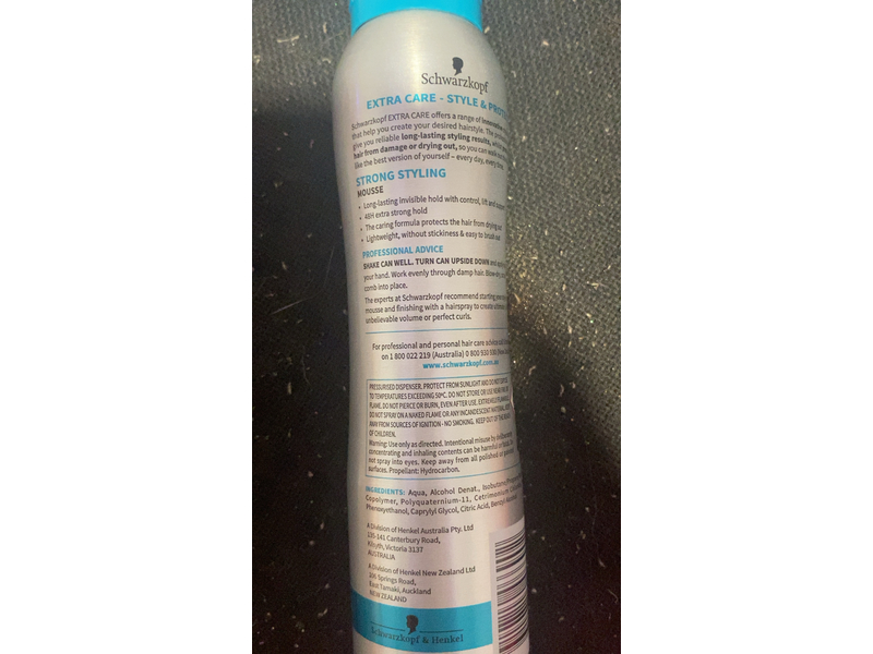 Schwarzkopf Strong Styling Extra Care Mousse, 150 g