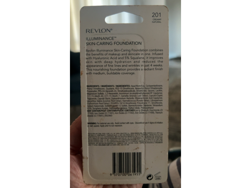 Revlon MediumCoverage Foundation, 201 Creamy Natural, 1fl oz/30 mL