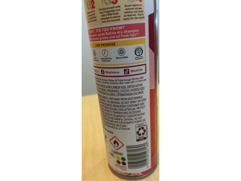 Batiste Dry Shampoo, Rose Gold, 5.71 oz/162 g