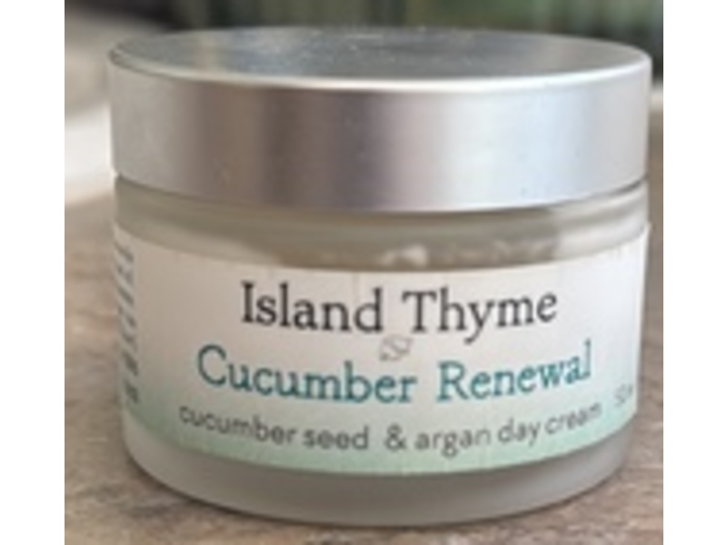 Island Thyme Cucumber Renewal Day Cream, Cucumber Seed & Argan, 50 mL