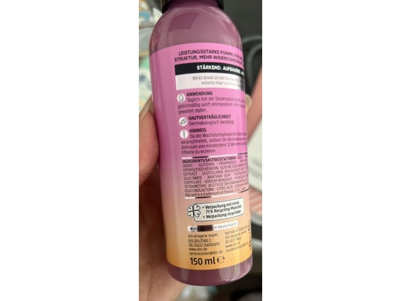 Balea Professional Growth + Strength Serum, Caffeine+Baicapil, 150 mL