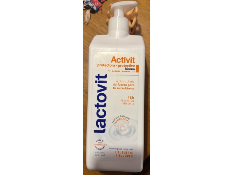 Lactovit Activit Protective Body Milk, 13.5 fl oz/400 mL