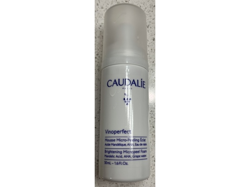 Caudalie Vinoperfect Brightening Micropeel Foam, 1.6 fl oz/50 mL