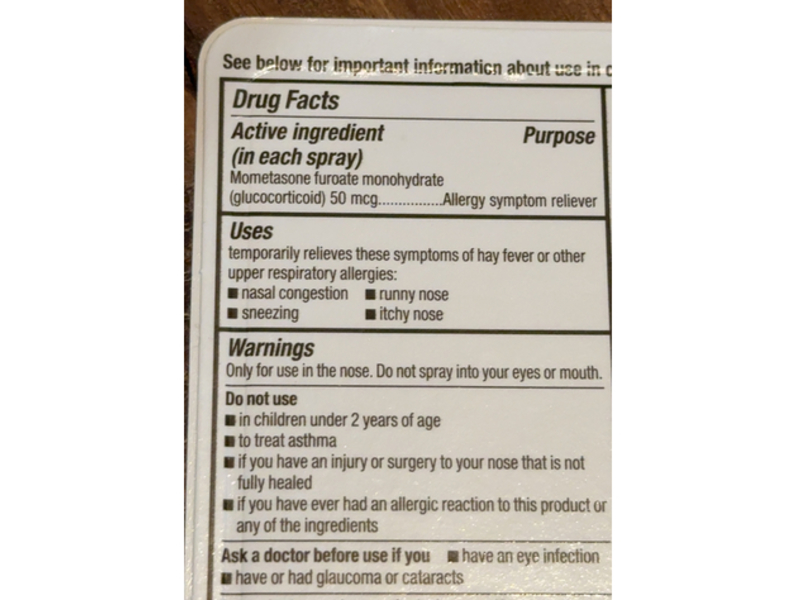 Walgreens Allergy Nasal Spray, 0.57 fl oz/17.0 mL, 120 Count