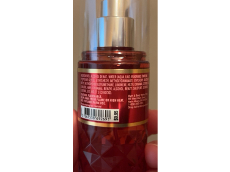 Bath & Body Works Fine Fragrance Mist, Winter Candy Apple, 2.5 fl oz/75 mL