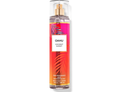 Bath & Body Works Fine Fragrance Mist, Oahu Coconut Sunset, 8 fl oz/236 mL
