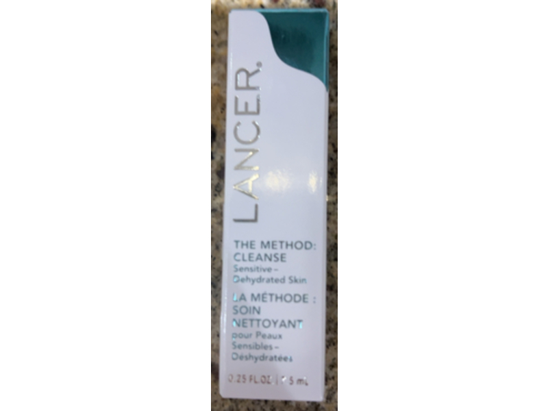 Lancer Skincare The Method Cleanse Face Cleanser, Sensitive-Dehydrated Skin, 0.25 fl oz/7.5 mL