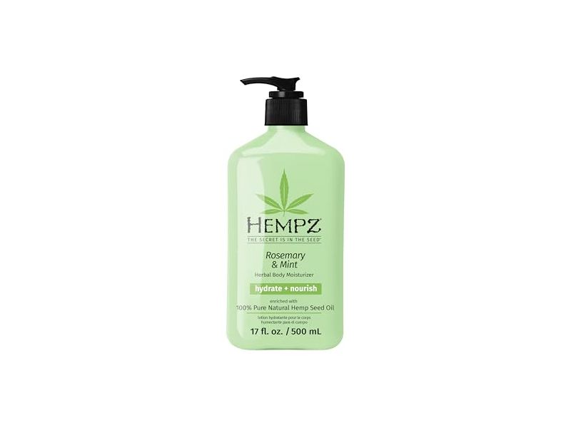 Hempz Body Moisturizer, Rosemary & Mint 17fl oz/500 mL
