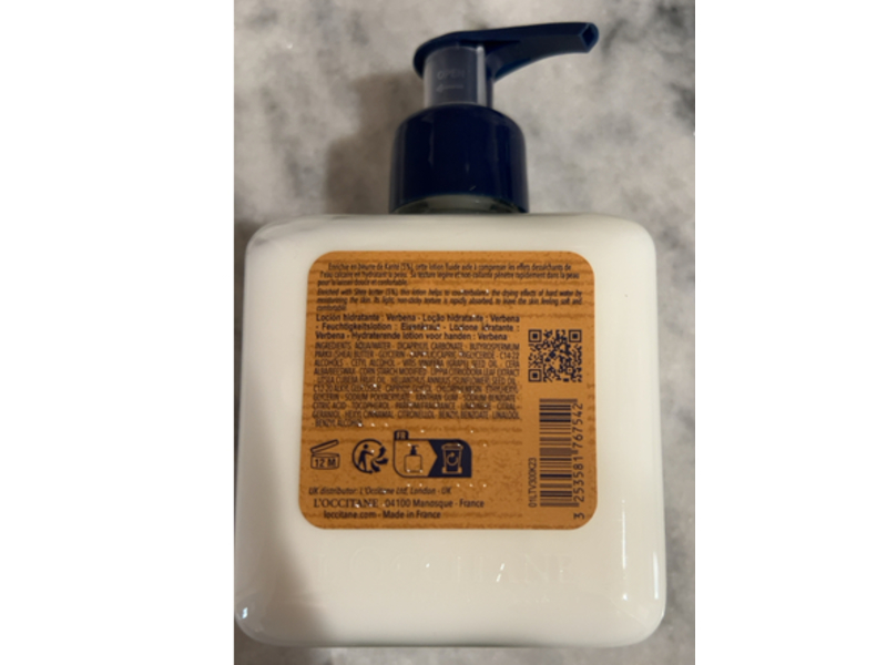 L'Occitane Hand & Body Lotion, Verbena Extract, 10.1 fl oz/300 mL