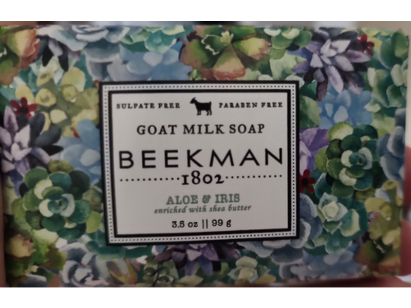 Beekman 1802 Goat Milk Soap, Aloe & Iris, 3.5 oz/99 g