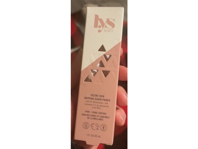 LYS Beauty Secure Skin Gripping Serum Primer, 5% Niacinamide + Aha, 1 fl oz/30 mL