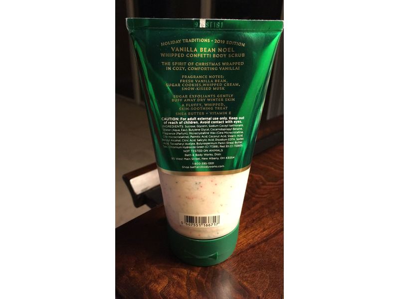Bath & Body Works Body Scrub, Vanilla Bean Noel, 6.2 oz/175 g