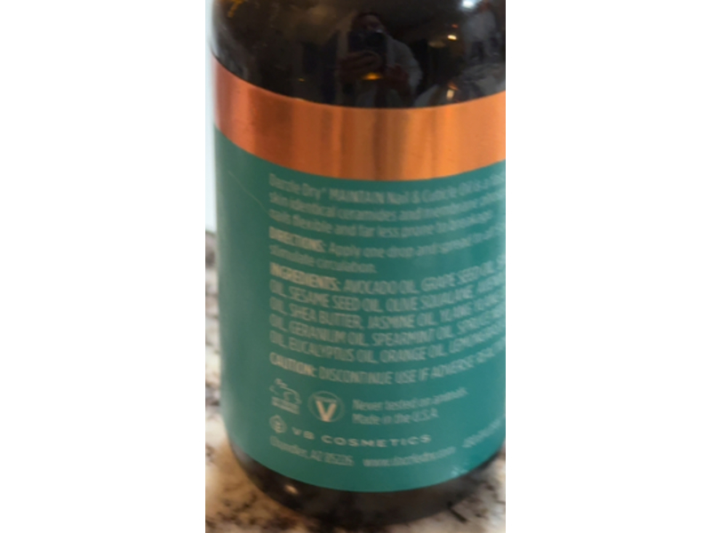 Dazzle Dry Maintain Nail & Cuticle Oil, 2 fl oz/50 mL