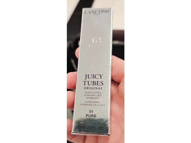 Lancôme Juicy Tubes Shine Lip Gloss, 01 Pure, 0.5 fl oz/5 mL