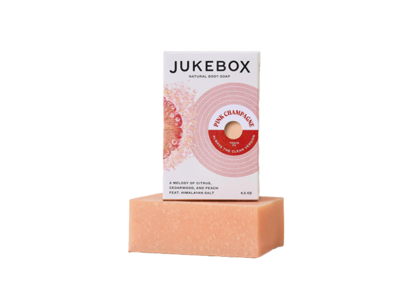 Jukebox Natural Body Soap, Pink Champagne, 4.5 oz/127 g