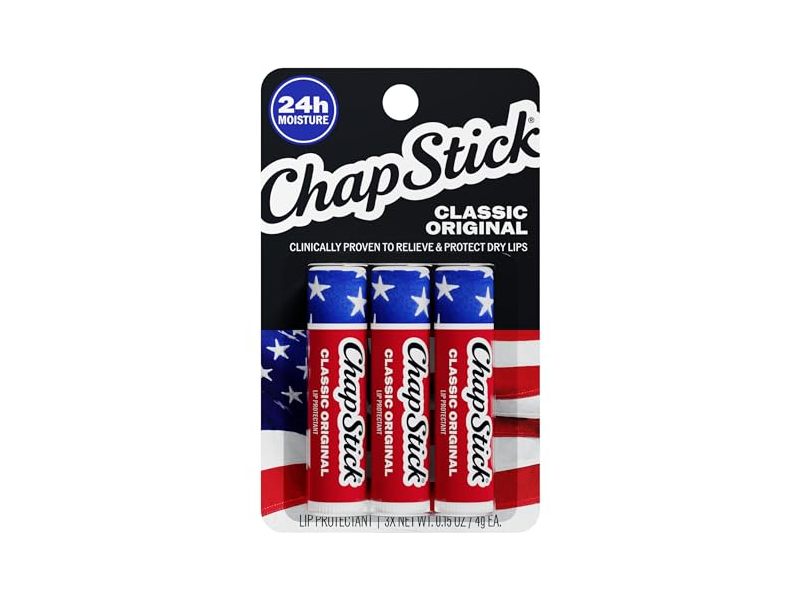ChapStick Classic Original Lip Protectant, 0.15 oz/4 g, Pack Of 3