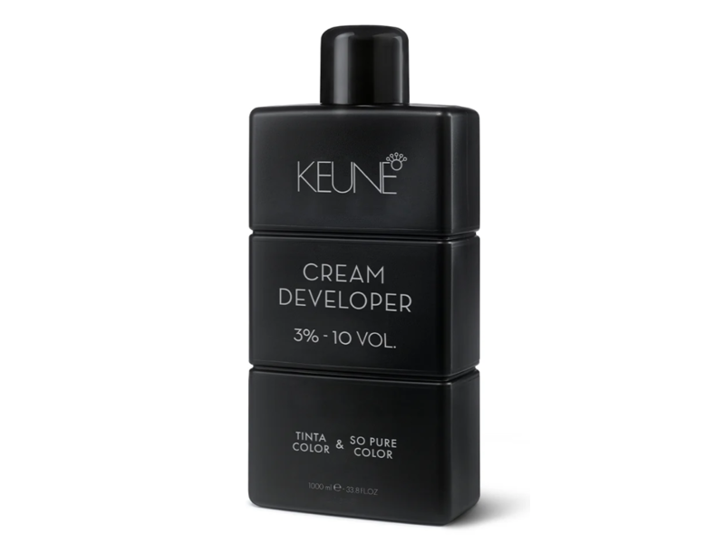 Keune Developer Cream Tinta Color & So Pure Color, 10 Vol, 33.8 fl oz/1000 mL