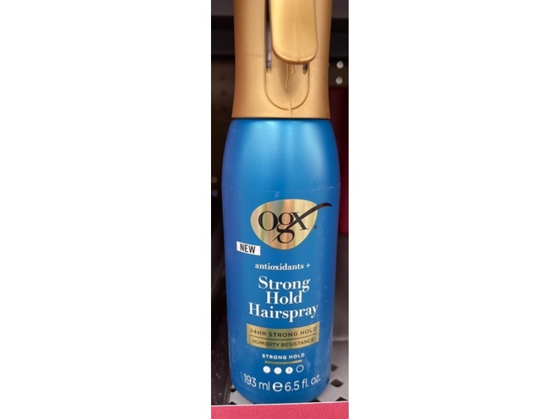 Ogx Strong Hold Hairspray, 6.5 fl oz/193 mL