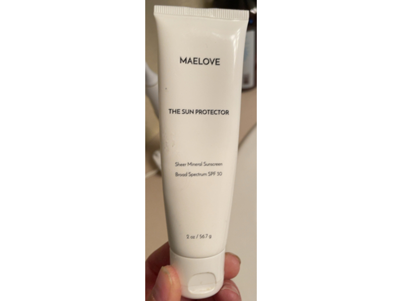 Maelove Sheer Mineral Sunscreen, SPF 30, 2 oz/56.7 g