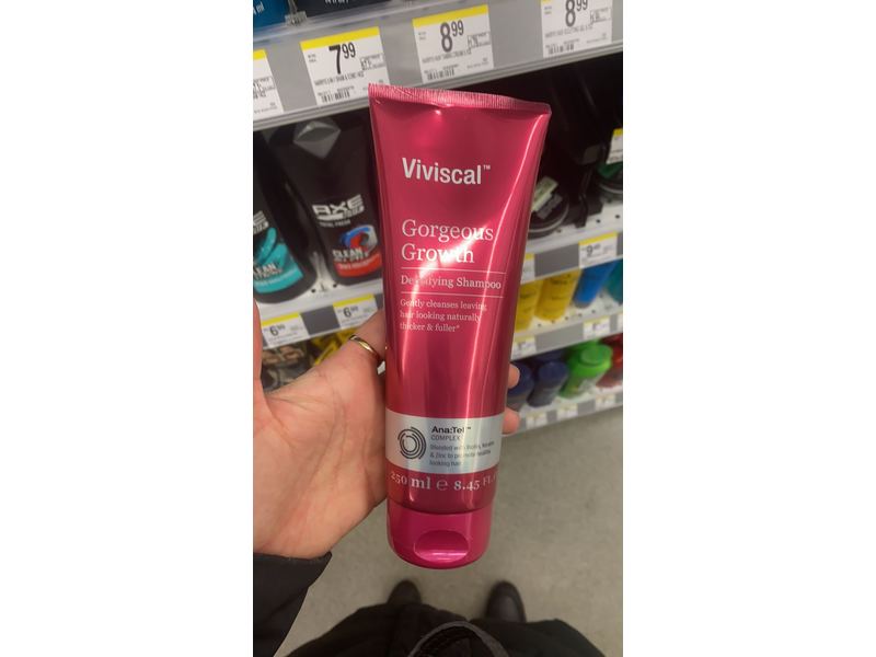 Viviscal Gorgeous Growth Densifying Shampoo, Ana:Tel Complex, 8.45 fl oz/250 mL