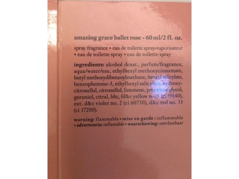 Philosophy Amazing Grace Ballet Rose Eau De Toilette, 2 fl oz/60 mL
