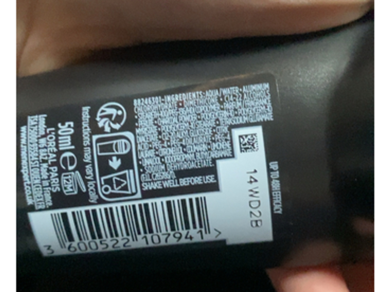 L'Oreal Paris Men Expert 5 In 1 Carbon Protect Antiperspirant, 50 mL