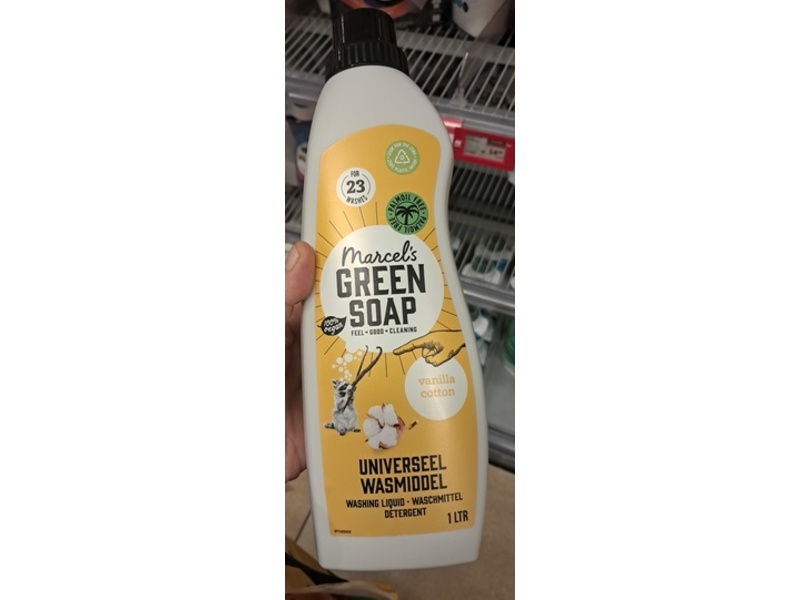 Marcel's Green Soap Universeel Wasmiddel Washing Liquid, Vanilla Cotton, 1 L