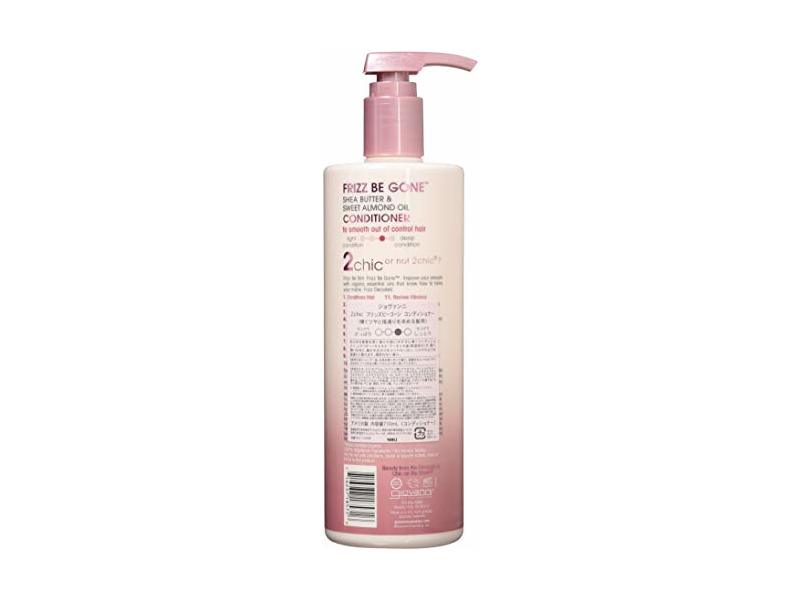 Giovanni 2chic Frizz Be Gone Conditioner, Shea Butter & Sweet Almond Oil, 24 fl oz/710 mL
